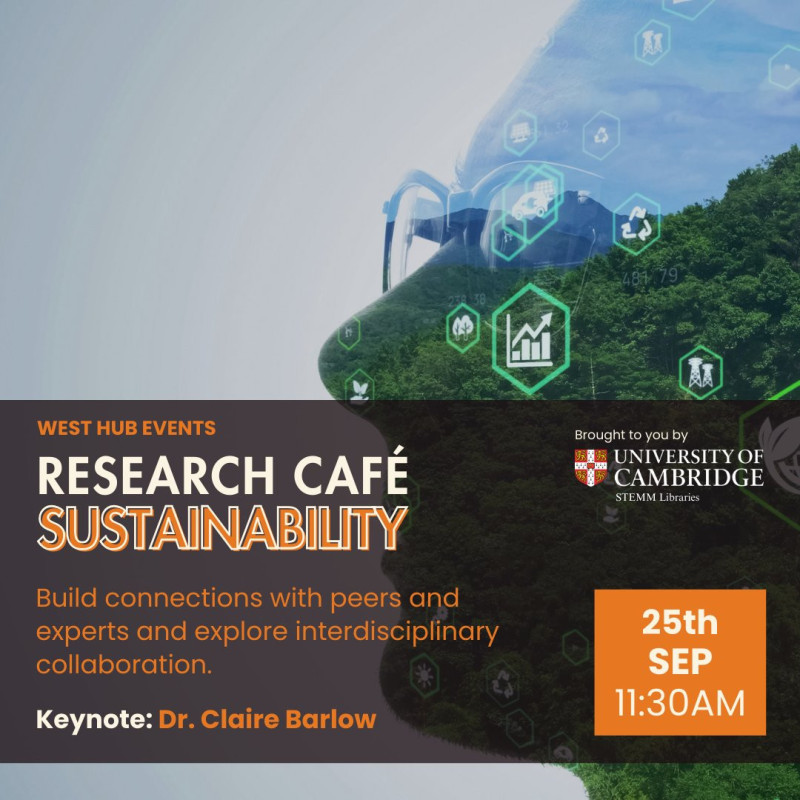 Image:Sign-up for the next Research Café on Sustainability